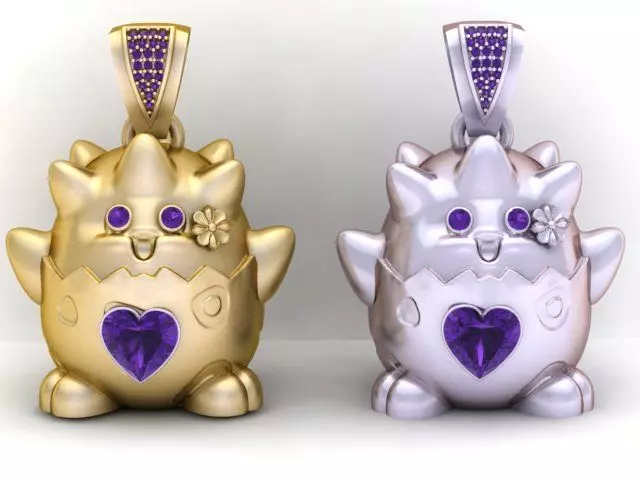 PIKKY PENDANT 3D PRINTABLE MODEL  3D print model_0