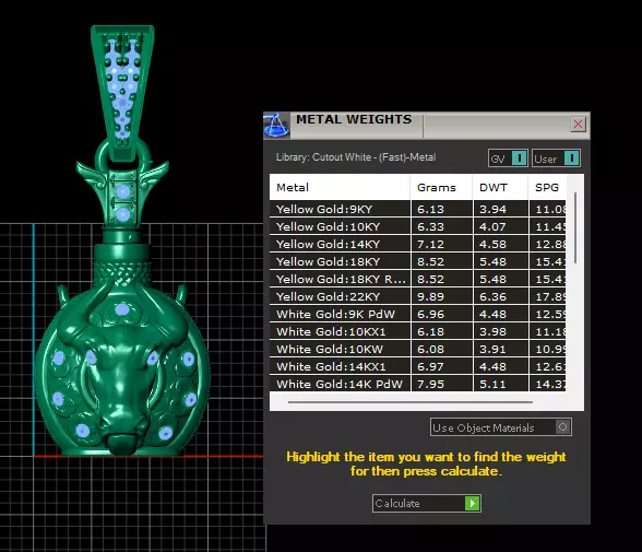 COW FACES POT PENDANT 3D PRIANTBLE MODEL 3D print model_7