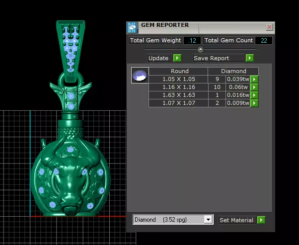 COW FACES POT PENDANT 3D PRIANTBLE MODEL 3D print model_6