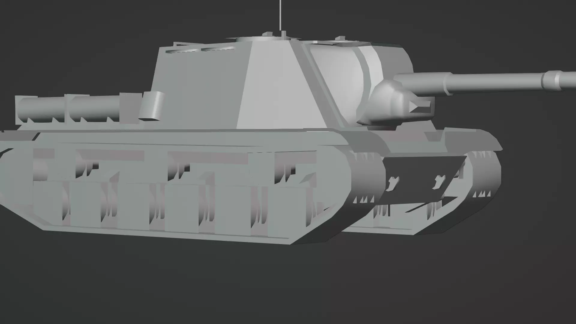  ISU-152 3D Model Low-poly 3D model_21