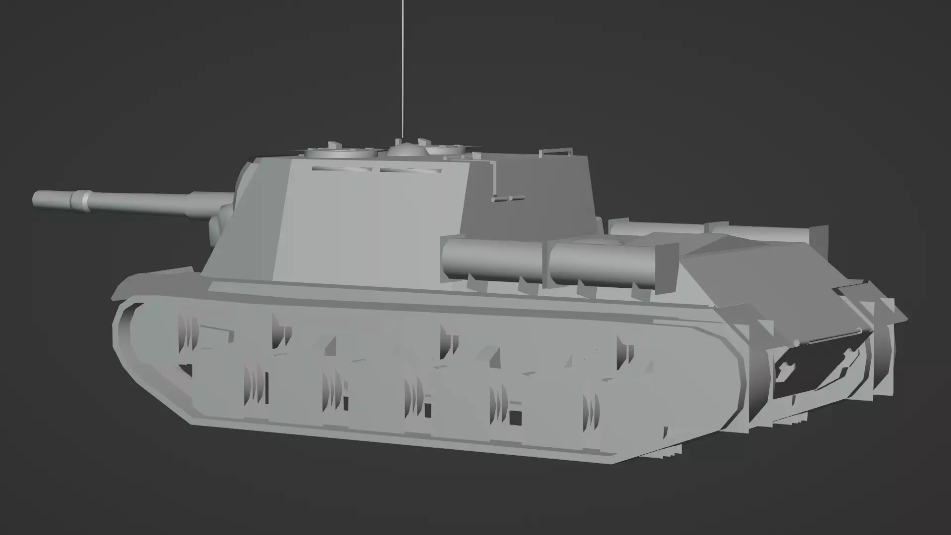  ISU-152 3D Model Low-poly 3D model_15