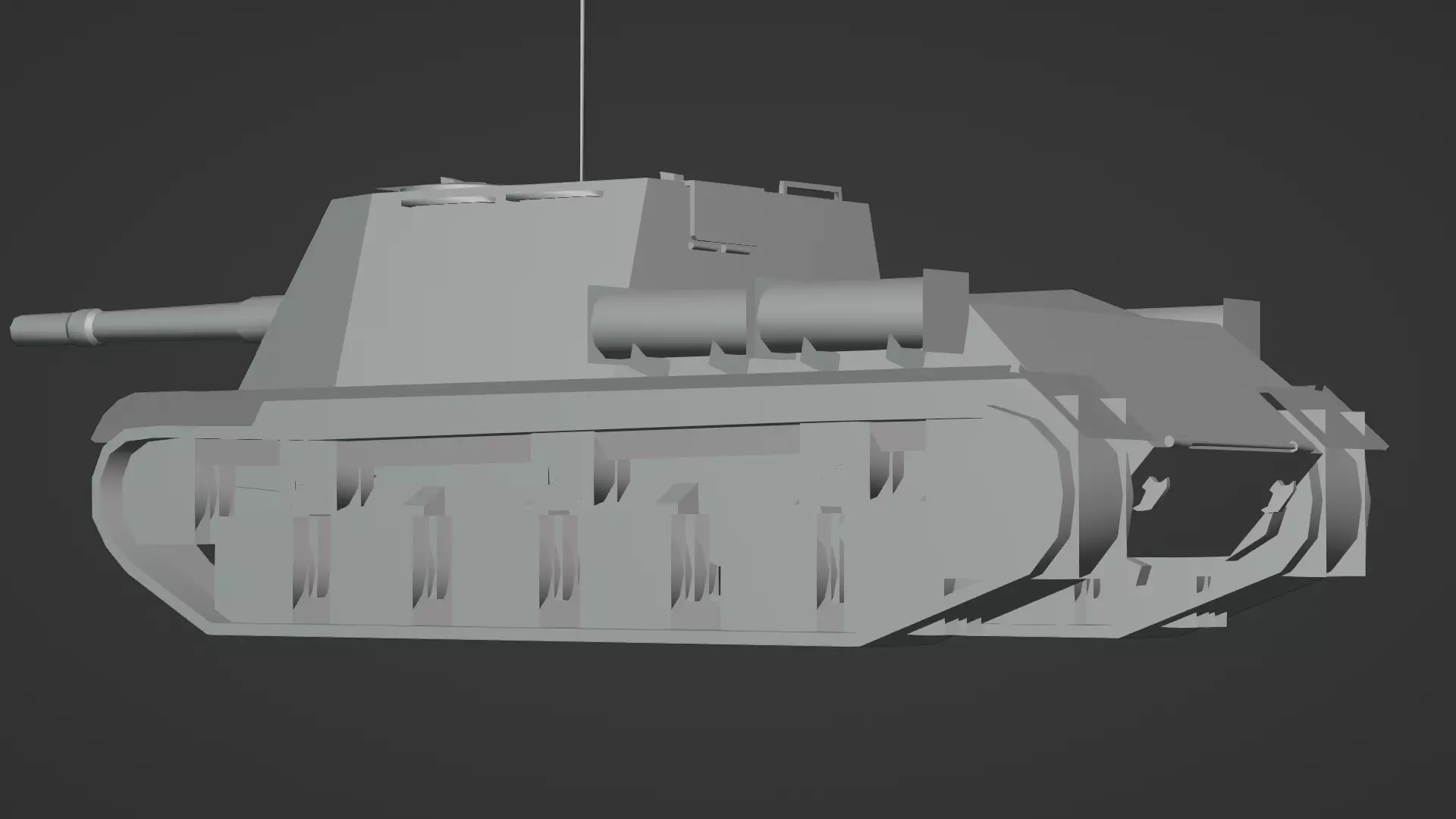  ISU-152 3D Model Low-poly 3D model_14