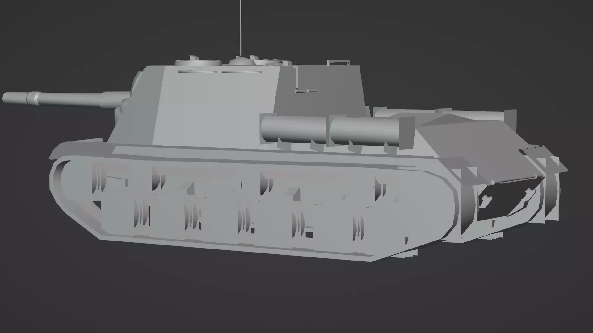 ISU-152 3D Model Low-poly 3D model_13