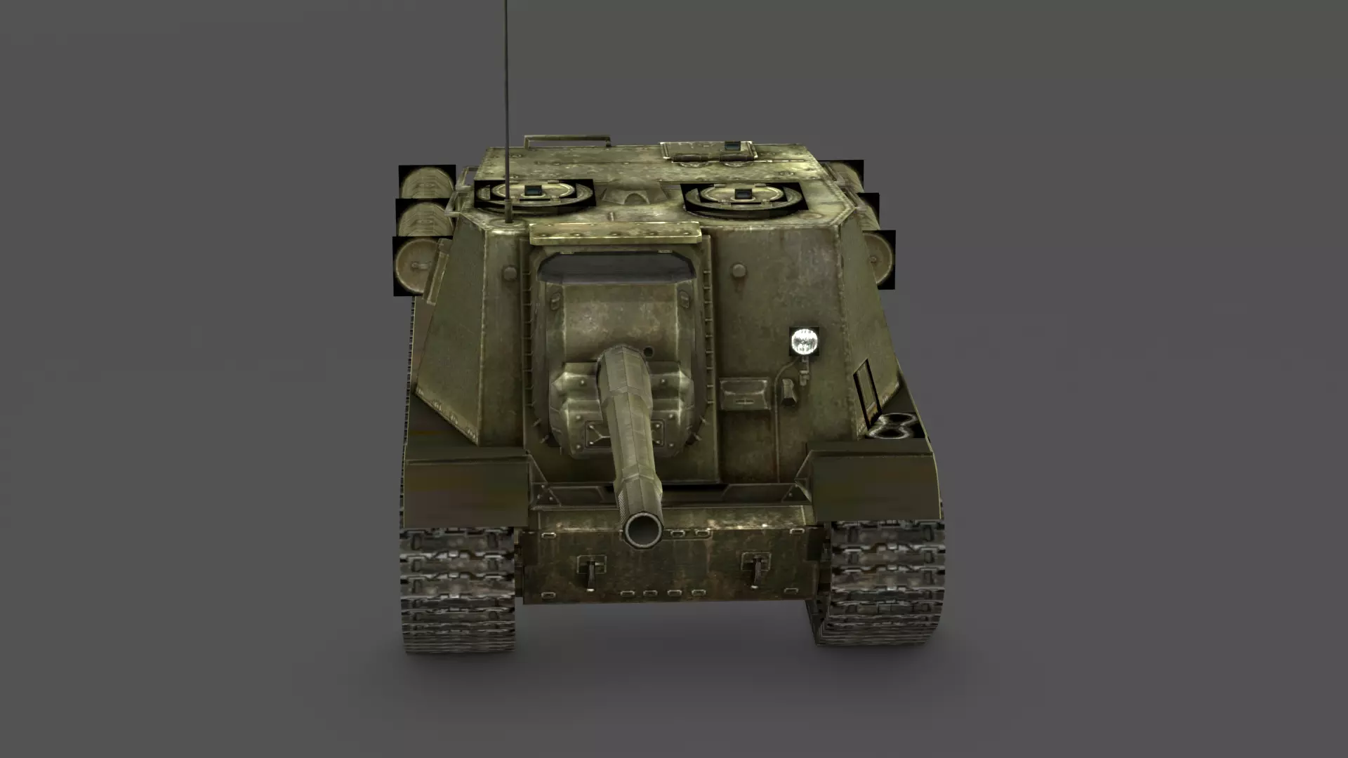  ISU-152 3D Model Low-poly 3D model_10