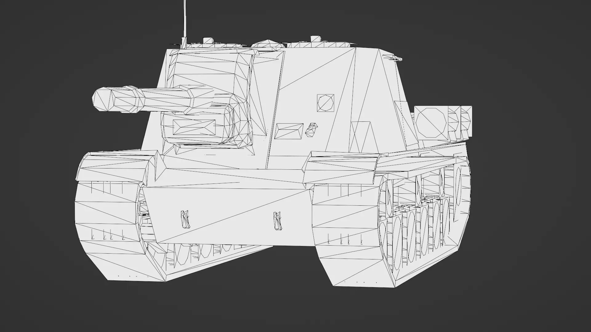  ISU-152 3D Model Low-poly 3D model_28