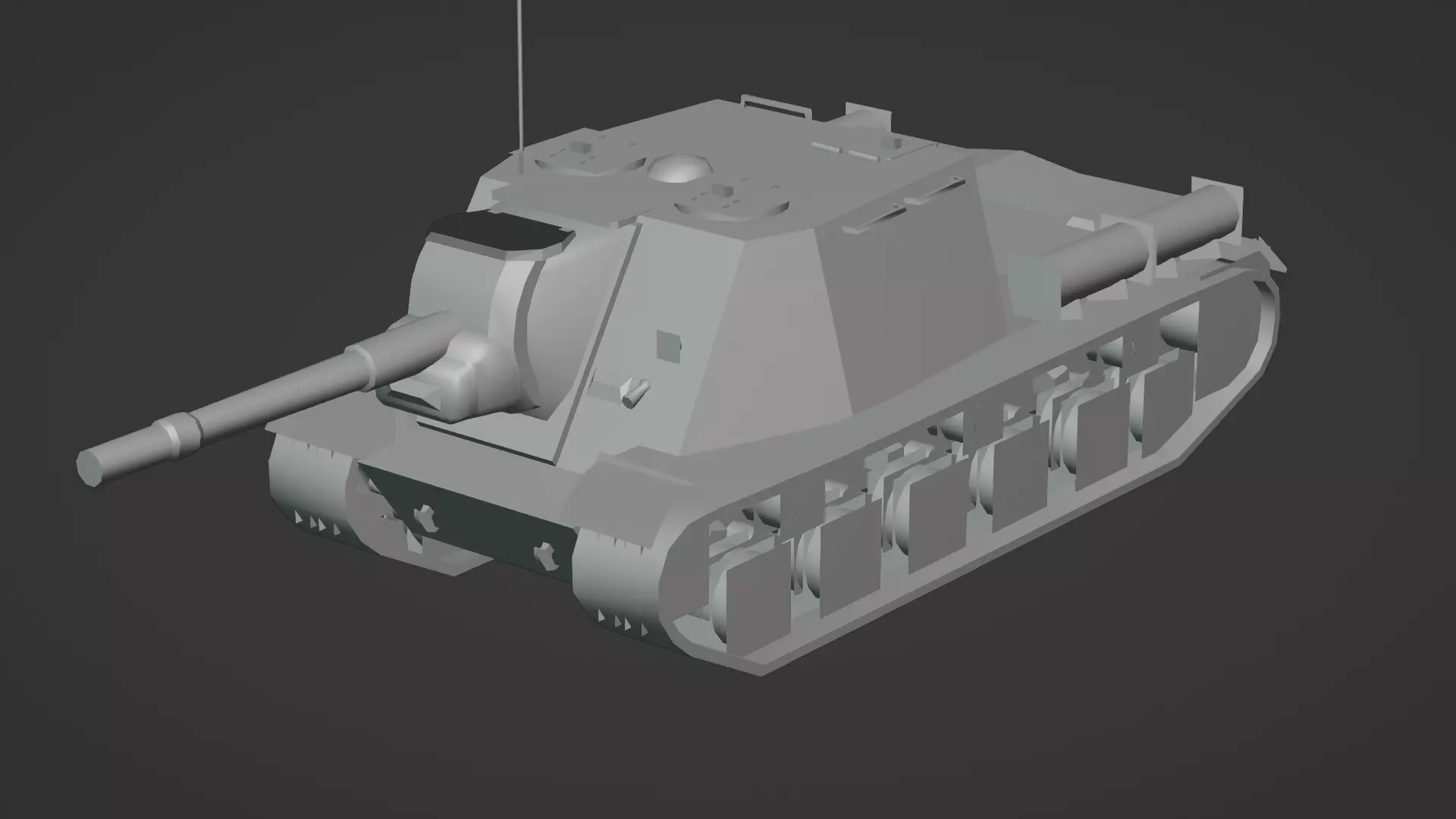  ISU-152 3D Model Low-poly 3D model_23