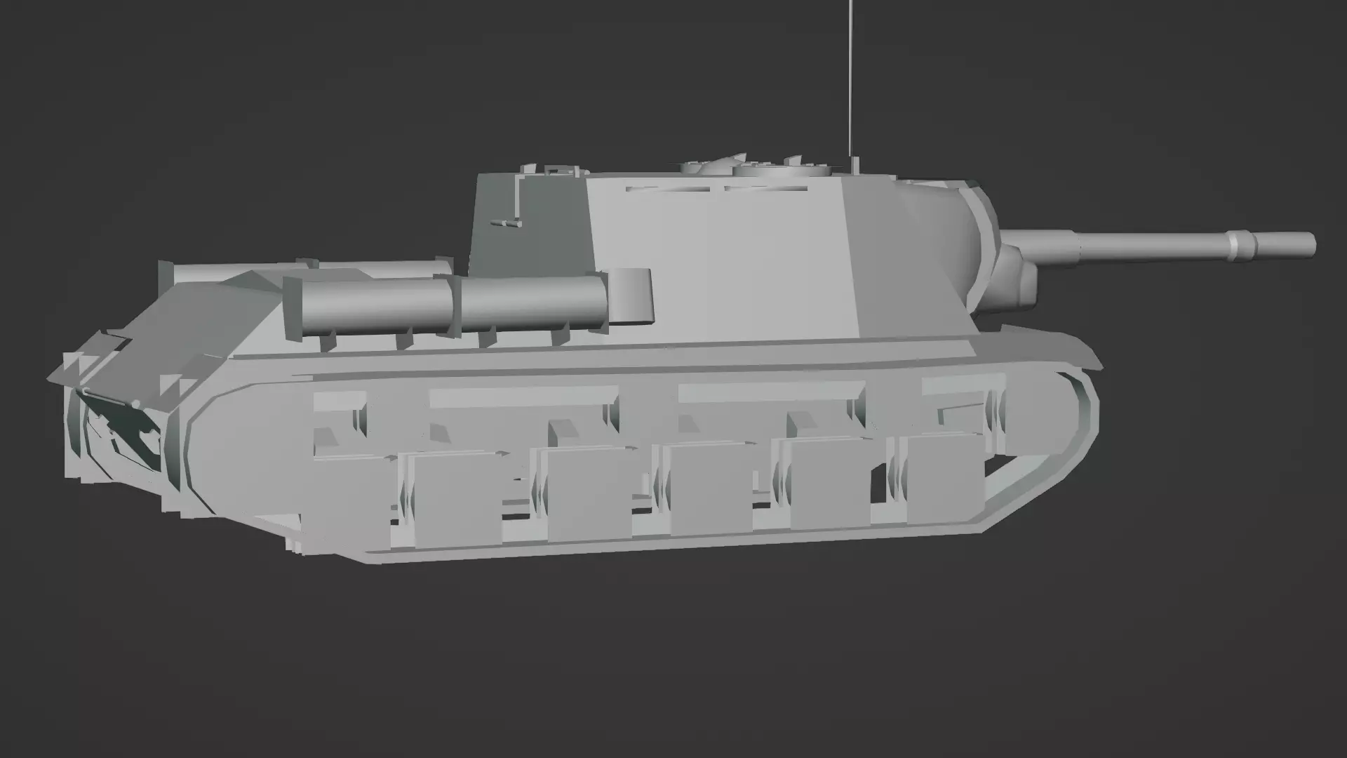  ISU-152 3D Model Low-poly 3D model_20