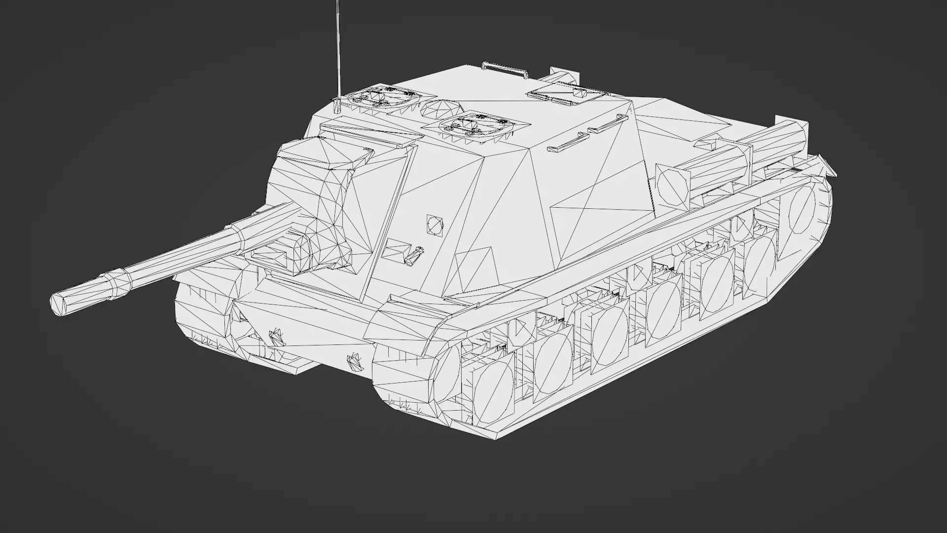  ISU-152 3D Model Low-poly 3D model_35