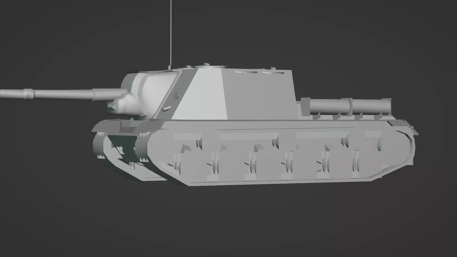  ISU-152 3D Model Low-poly 3D model_17