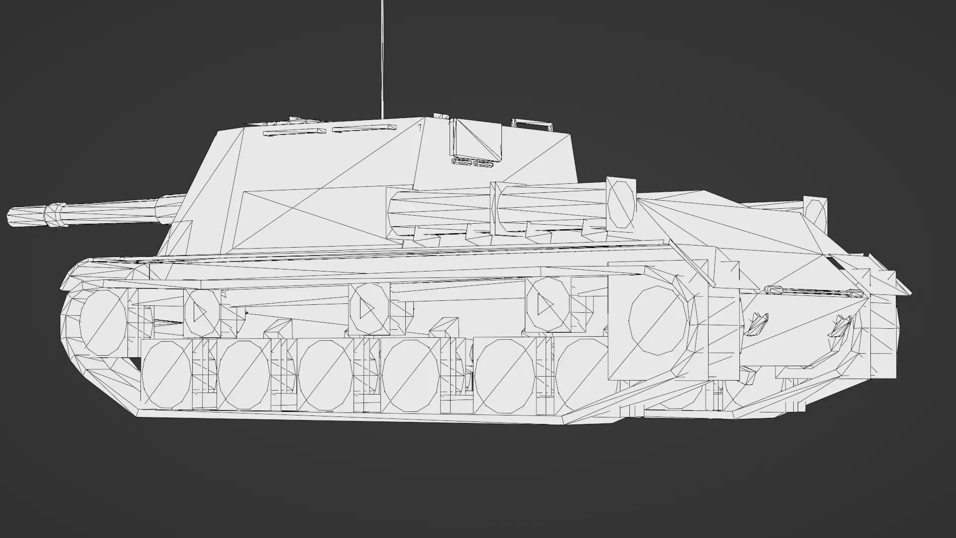  ISU-152 3D Model Low-poly 3D model_26