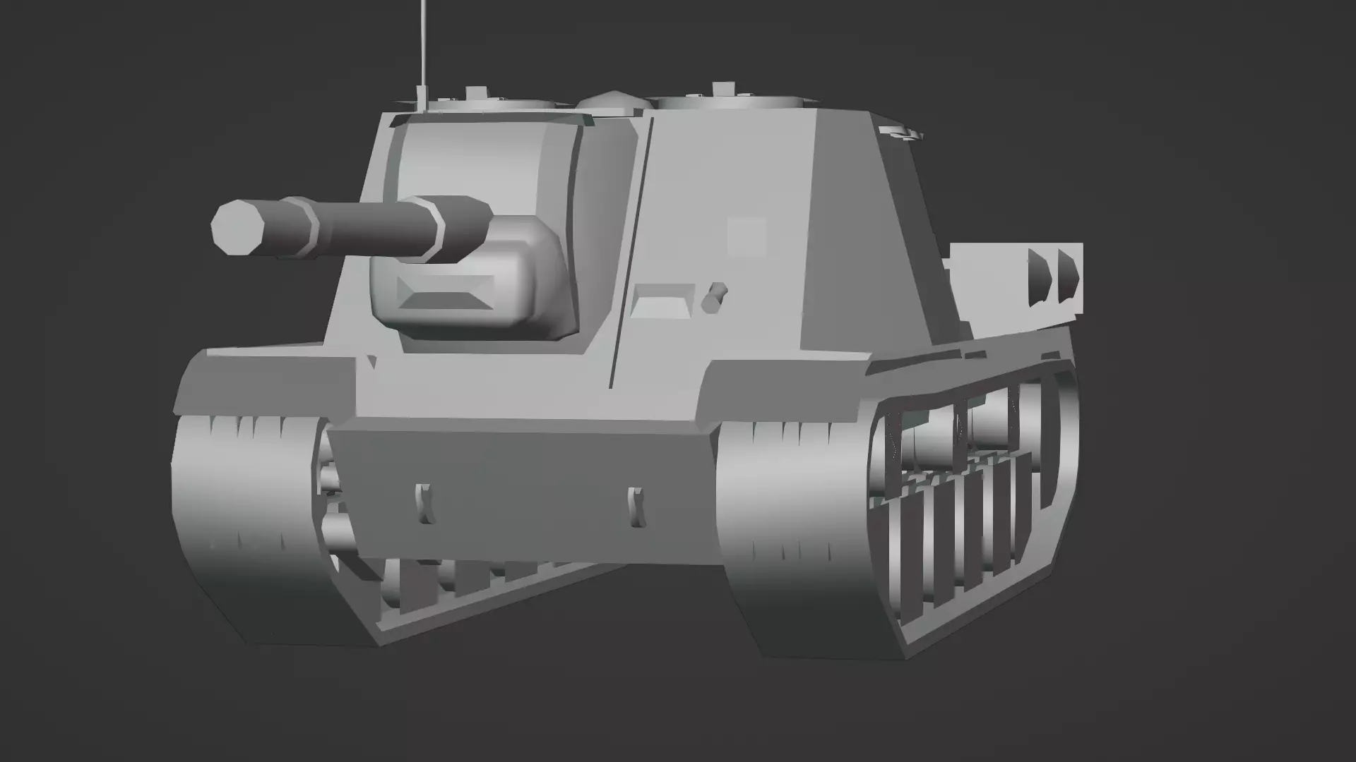  ISU-152 3D Model Low-poly 3D model_16