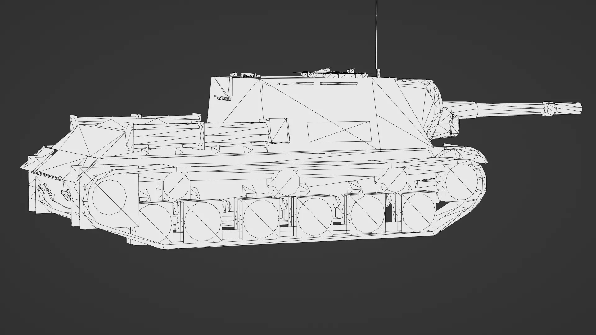  ISU-152 3D Model Low-poly 3D model_32