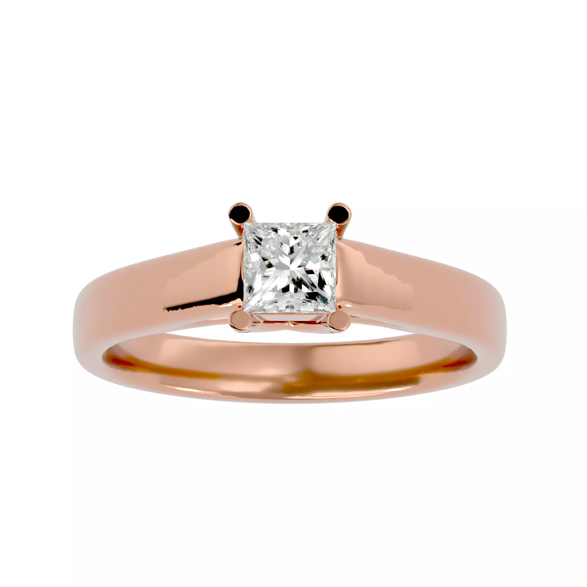 pack of 5 rings 3D print model_1