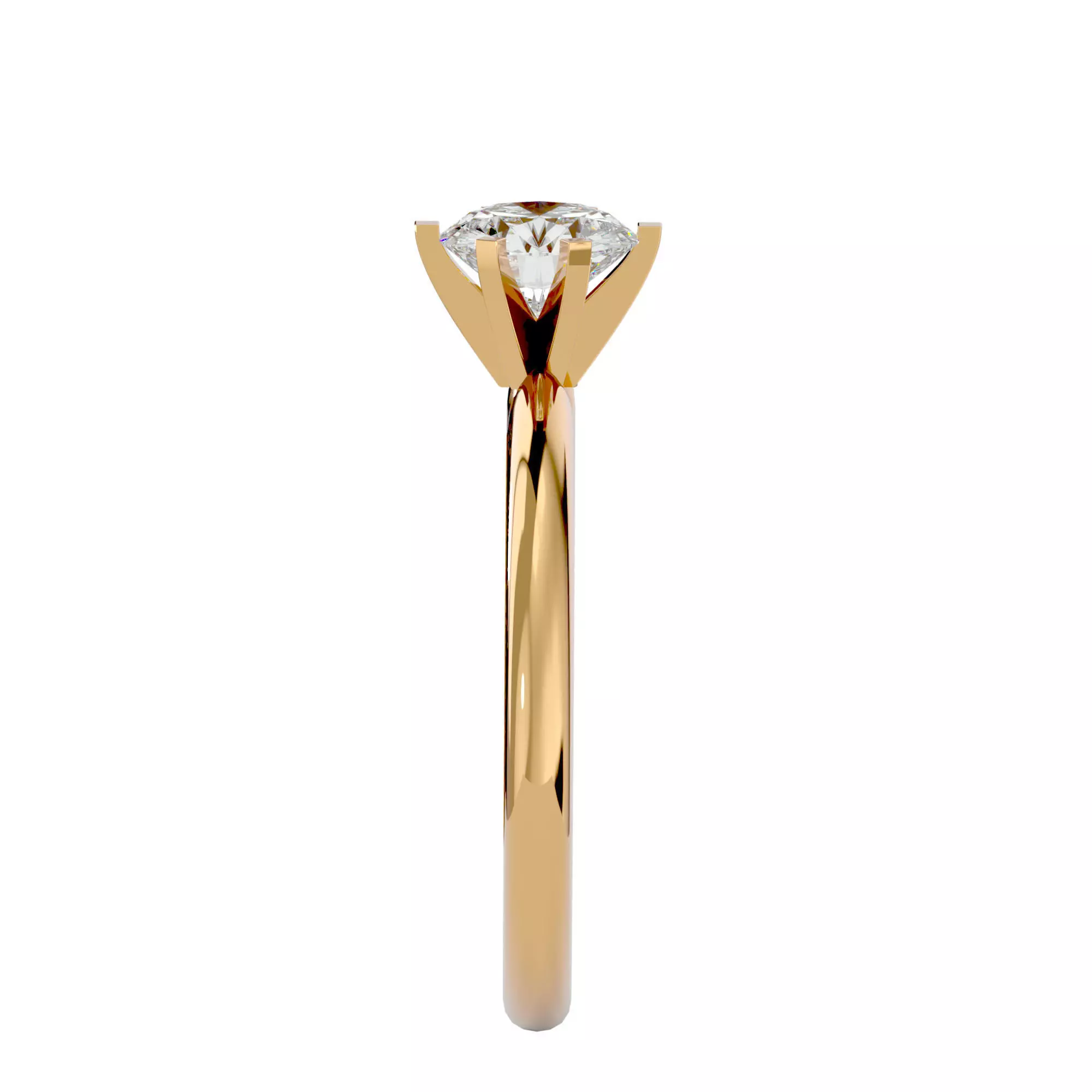 pack of 5 rings 3D print model_118