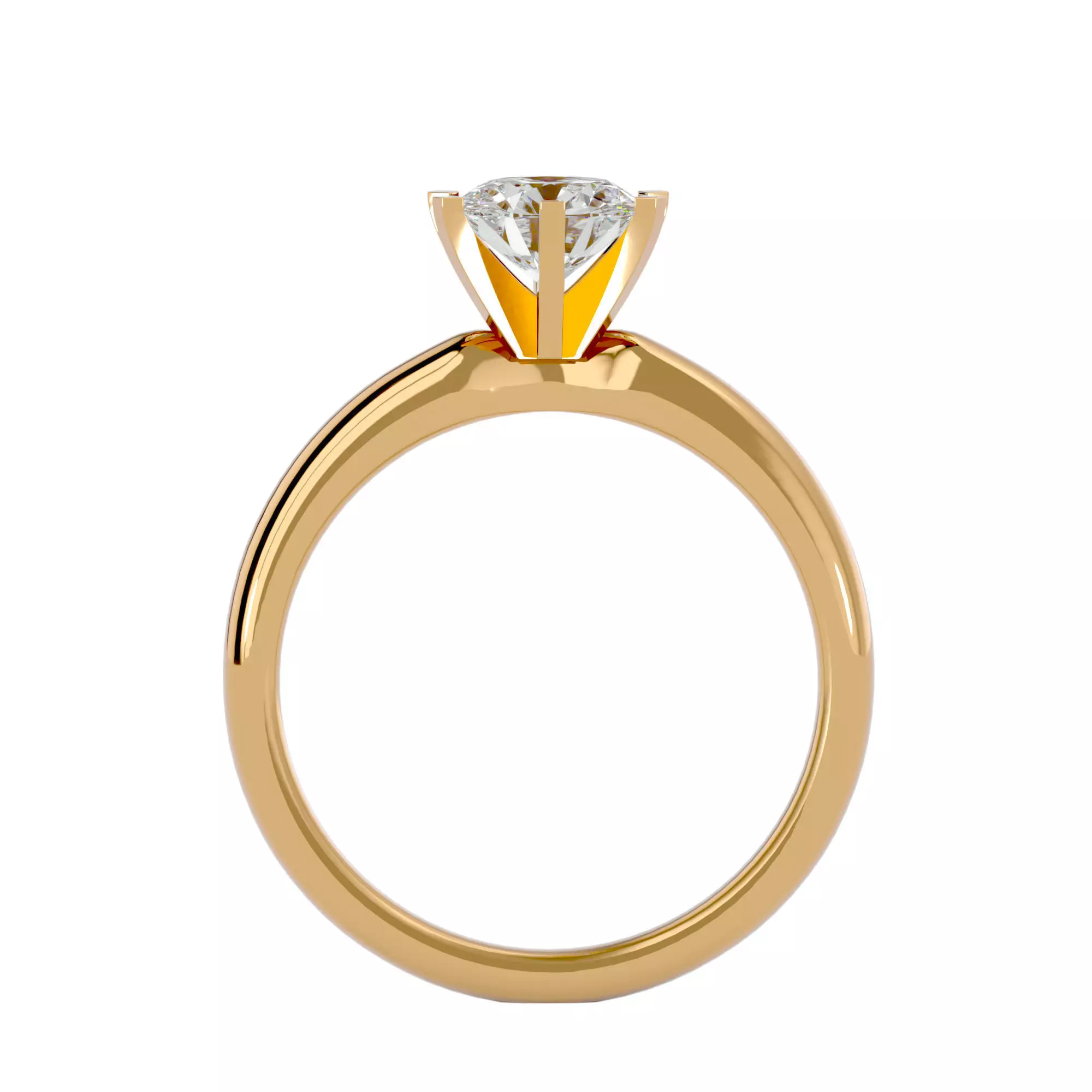 pack of 5 rings 3D print model_106