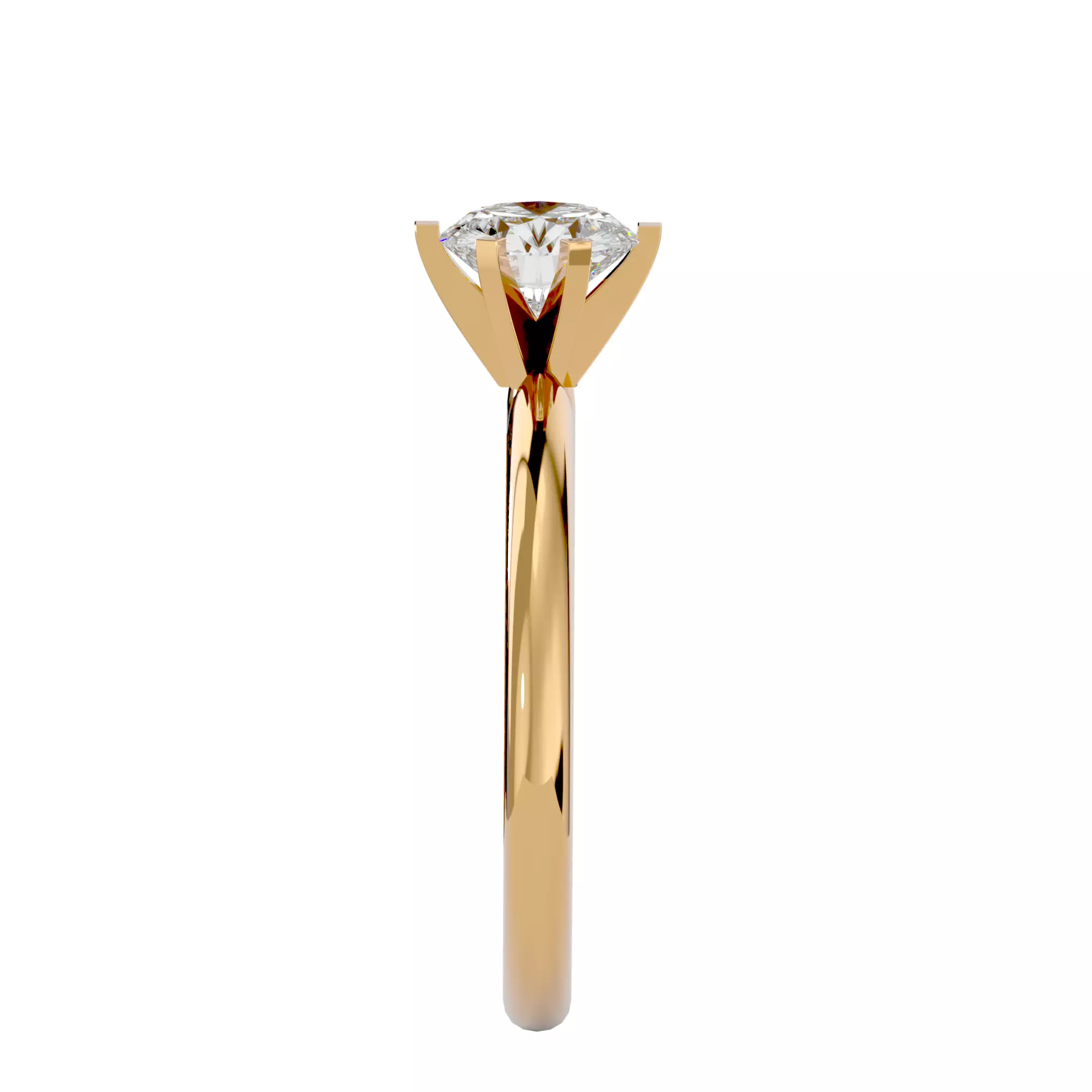 pack of 5 rings 3D print model_126