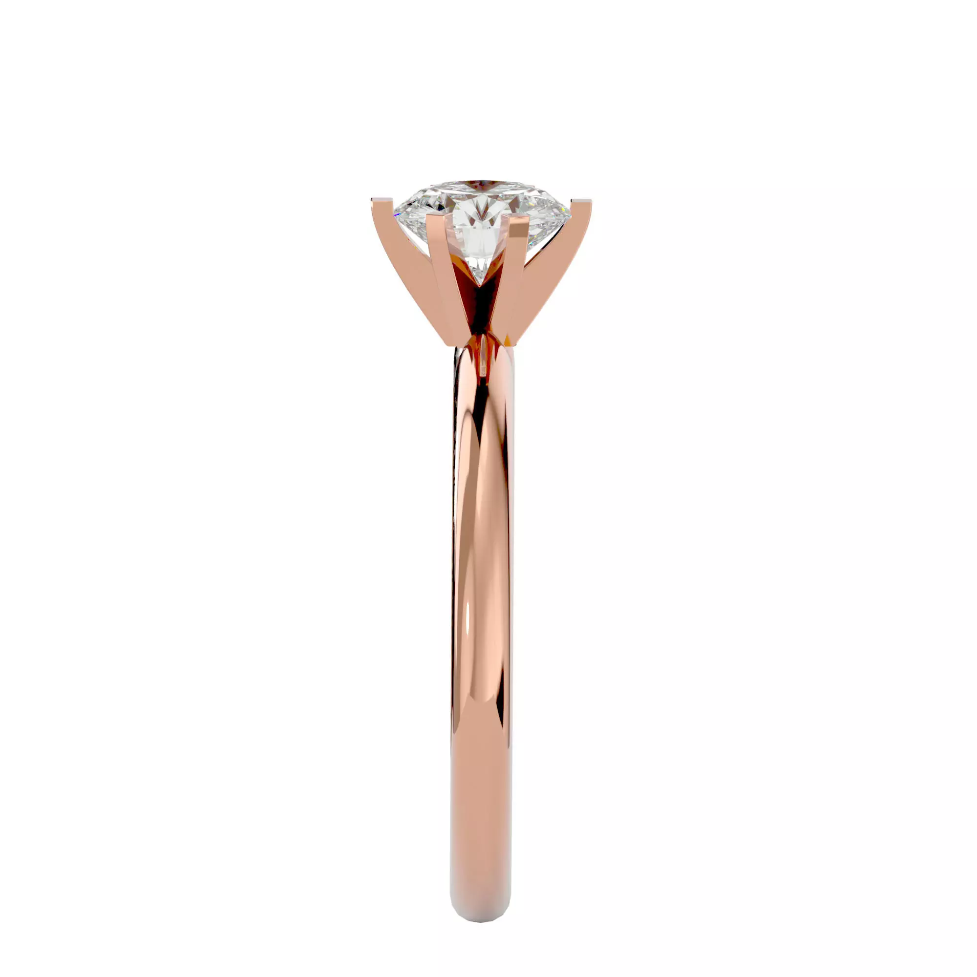 pack of 5 rings 3D print model_121