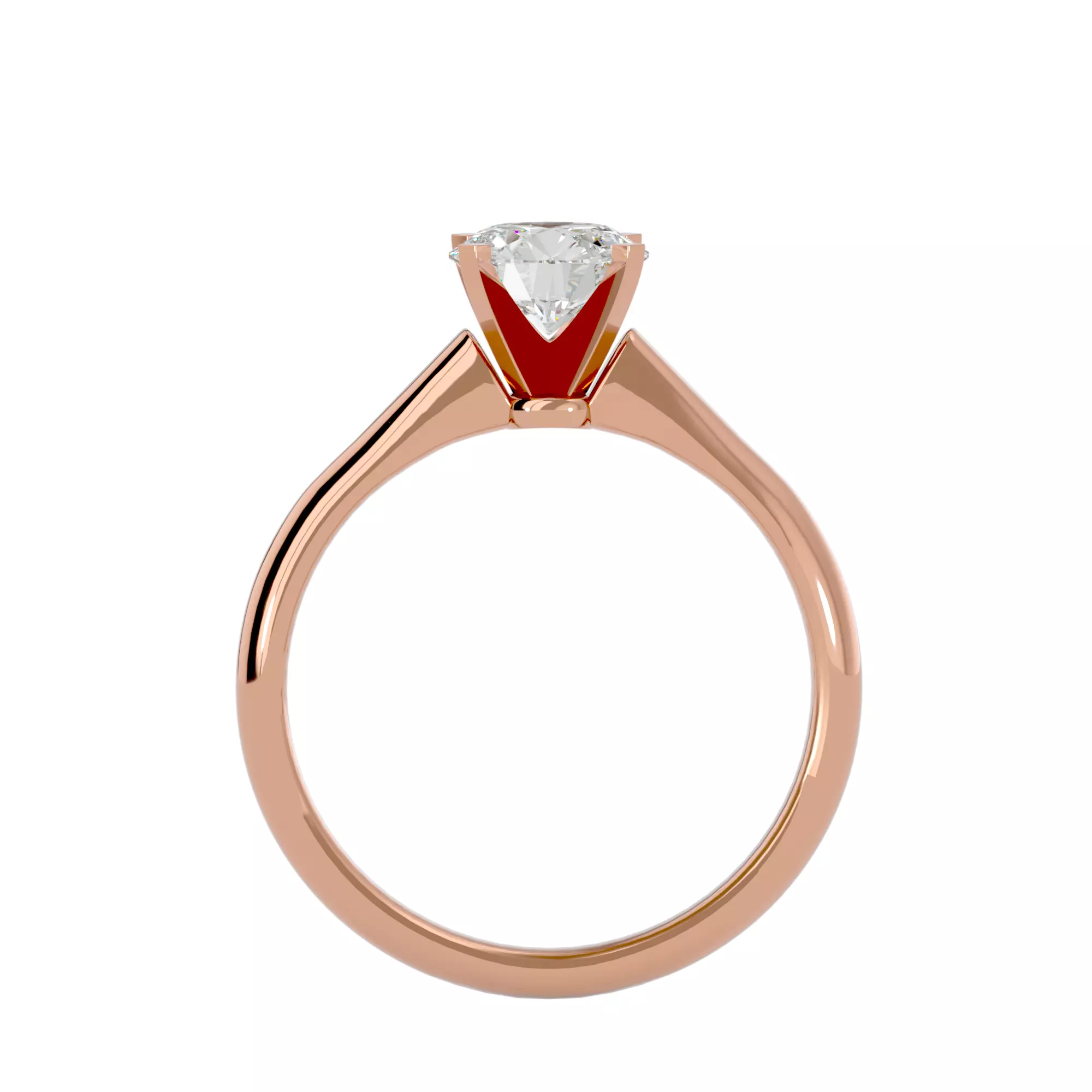 pack of 5 rings 3D print model_52