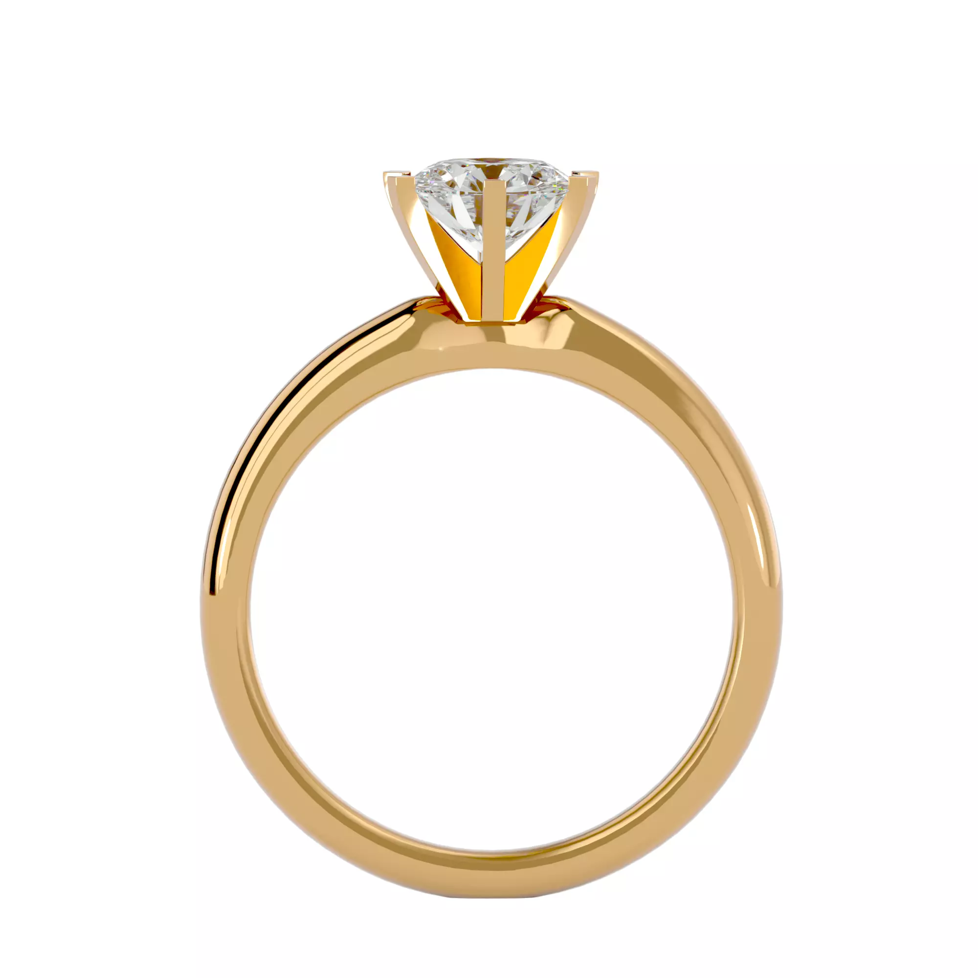 pack of 5 rings 3D print model_128