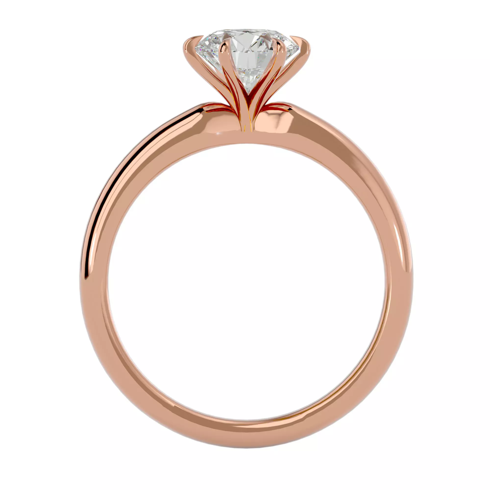 pack of 5 rings 3D print model_67