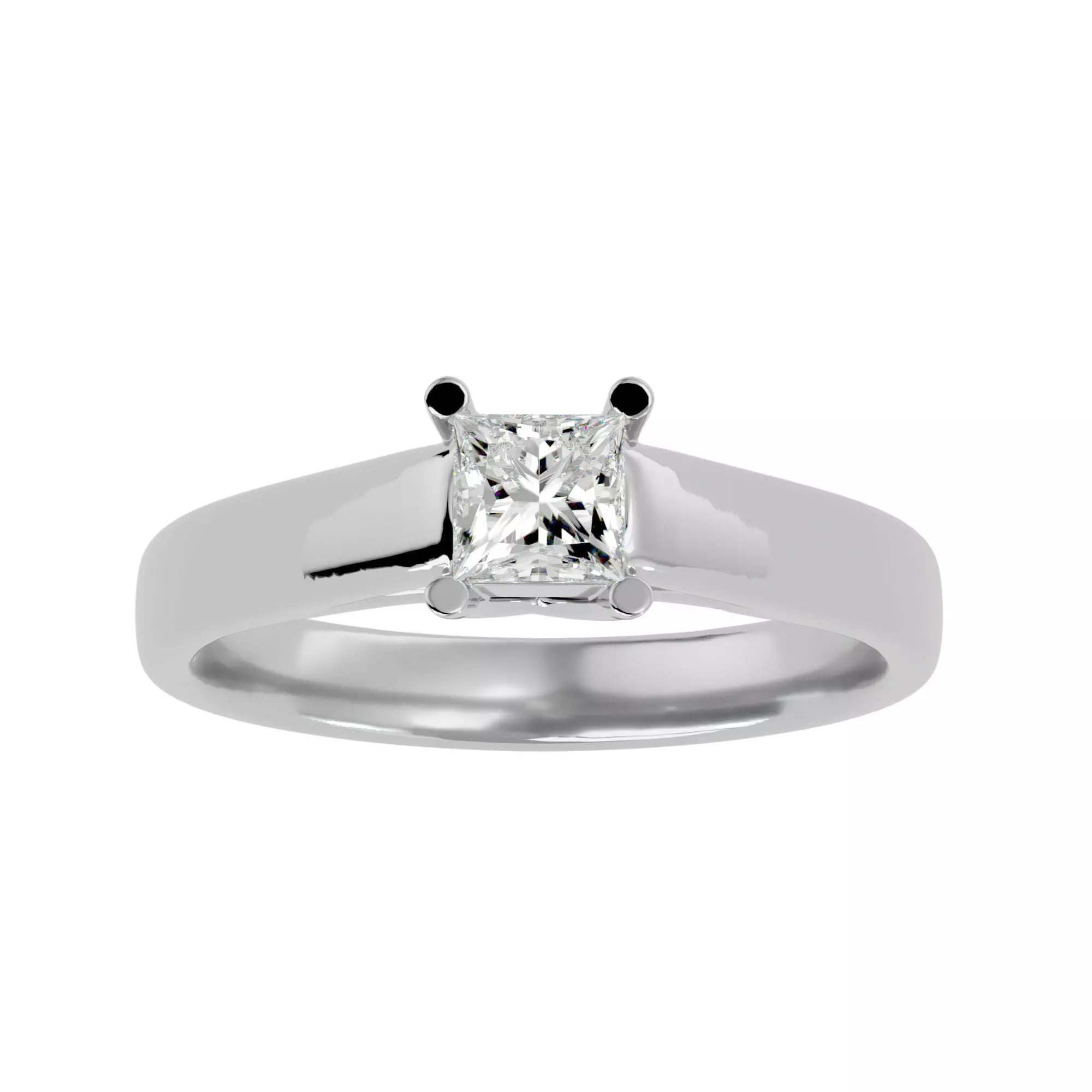 pack of 5 rings 3D print model_7