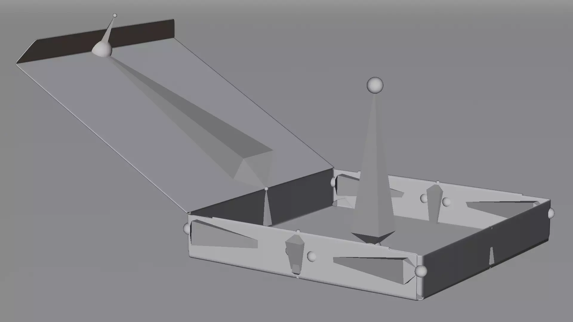-Pizza Box - Rigged- Low-poly 3D model_2