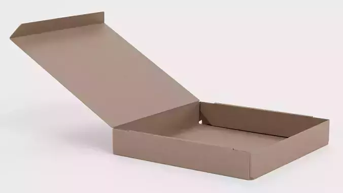 -Pizza Box - Rigged- Low-poly 3D model -Pizza Box - Rigged- Low-poly 3D model