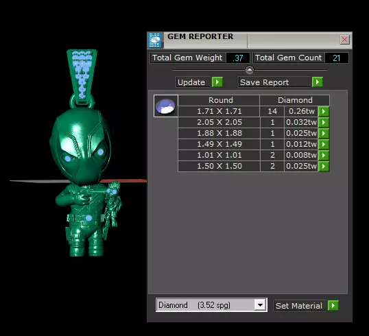 Cute Masked Hero Pendant  3D Printable Model 3D print model_6