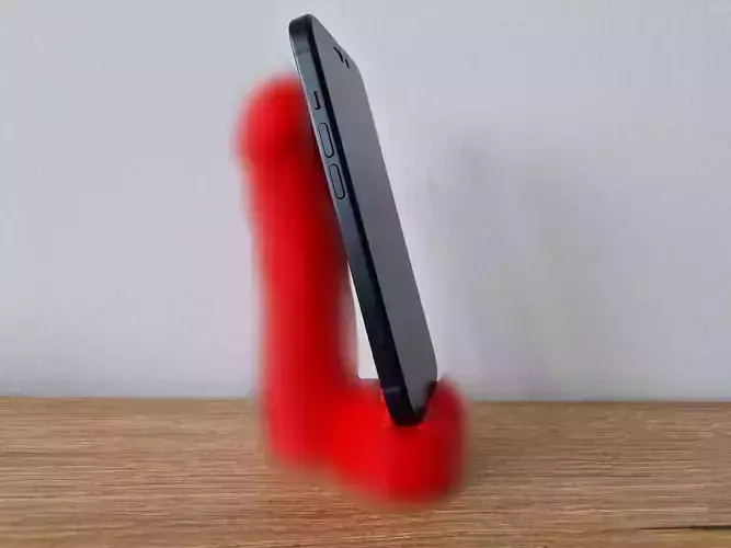 Dick Mobile Phone Stand Fun and Functional Desk Accessory