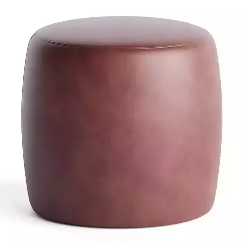 pouf leather