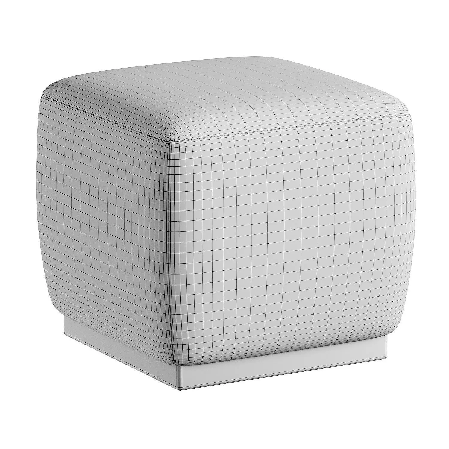 pouf metal 3D model_6