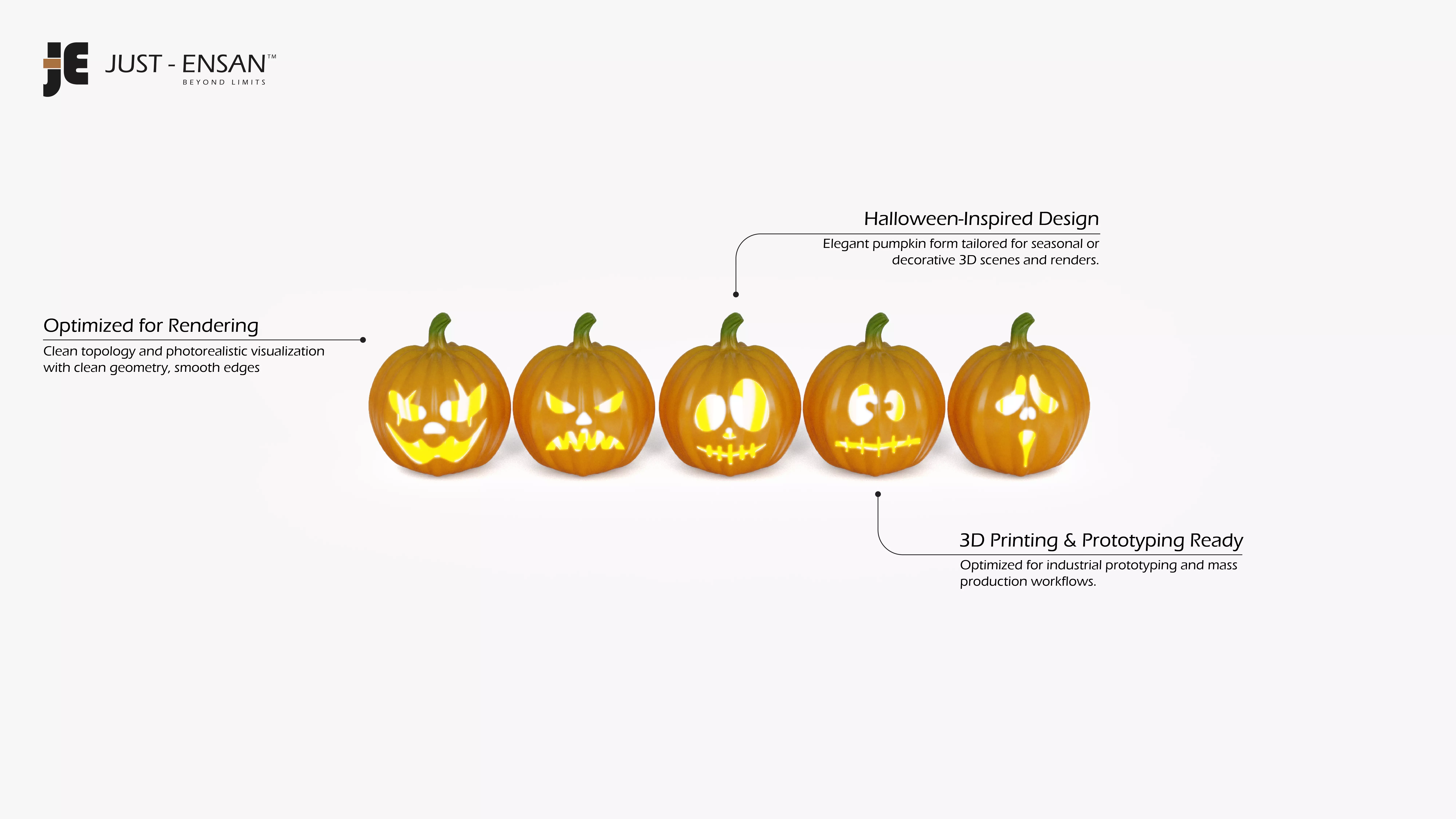 Halloween Pumpkin lamp 3D print model_1