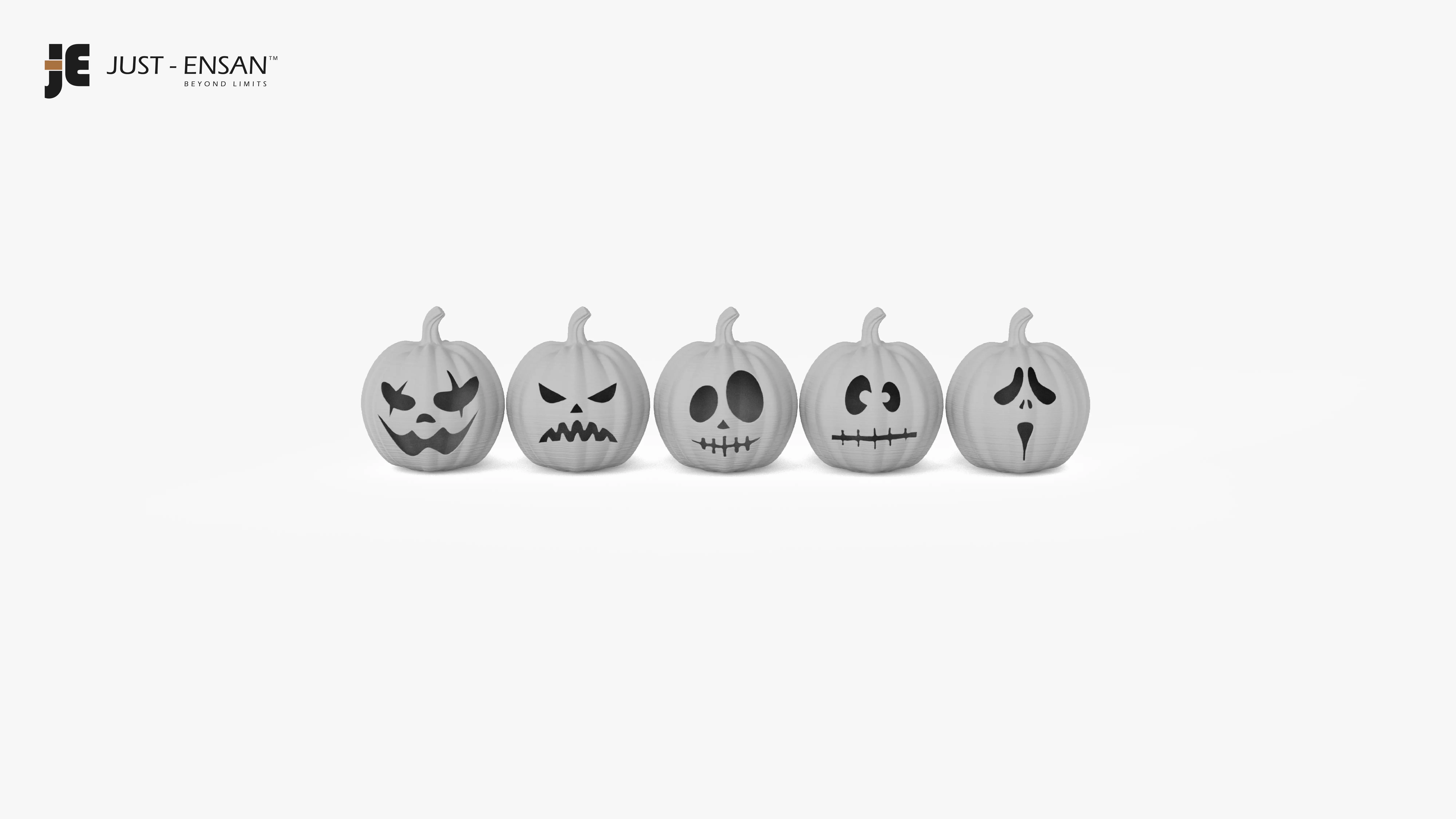 Halloween Pumpkin lamp 3D print model_8