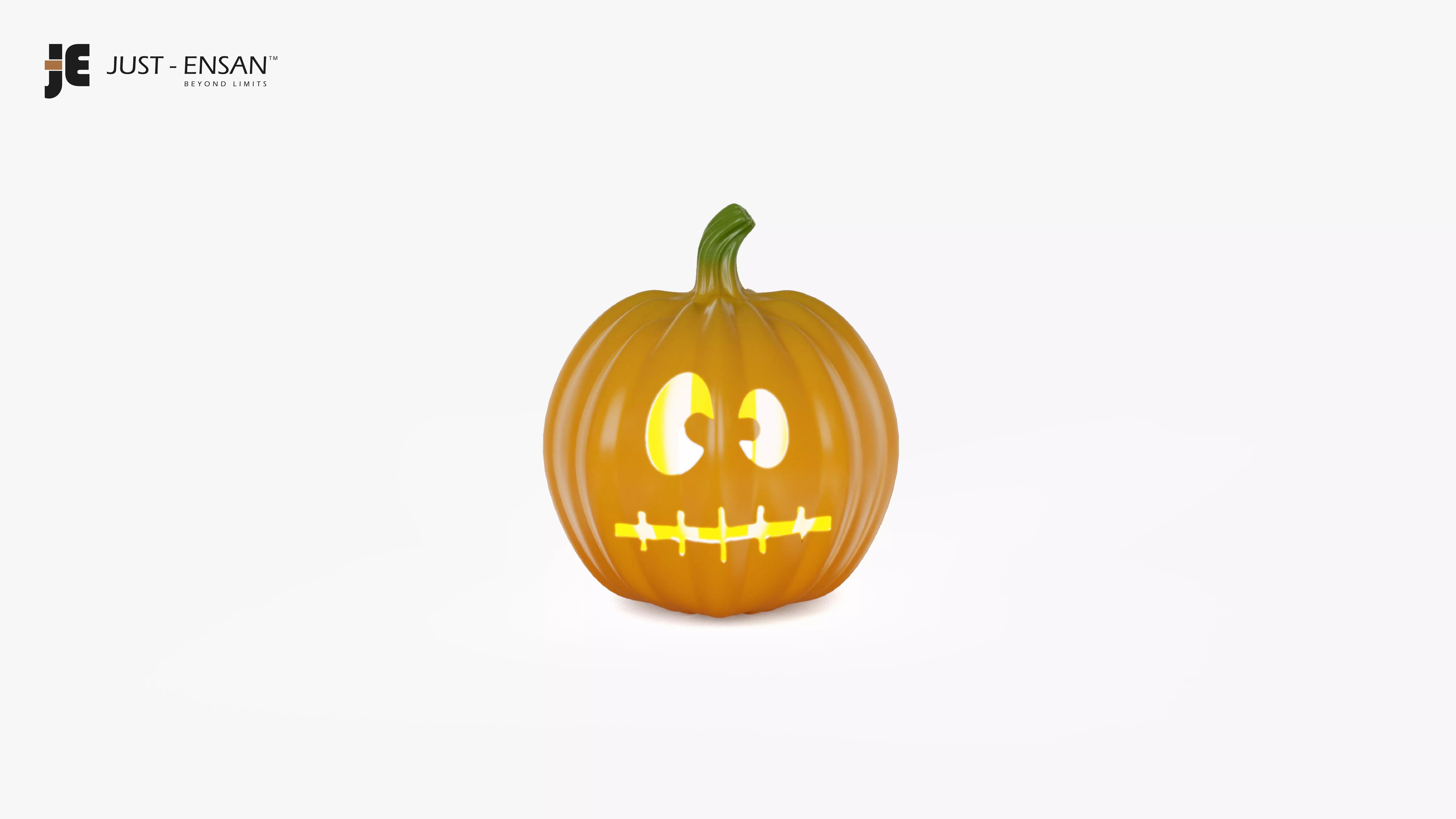 Halloween Pumpkin lamp 3D print model_6