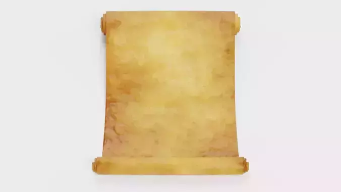 Scroll V2 - Aged Parchment Sheet