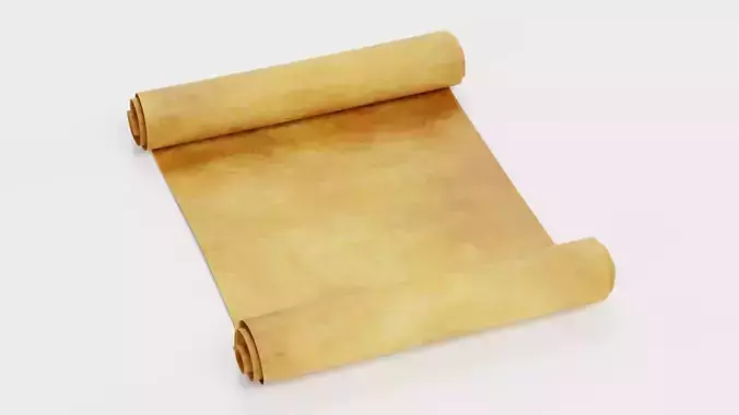 Scroll V3 - Aged Parchment Sheet