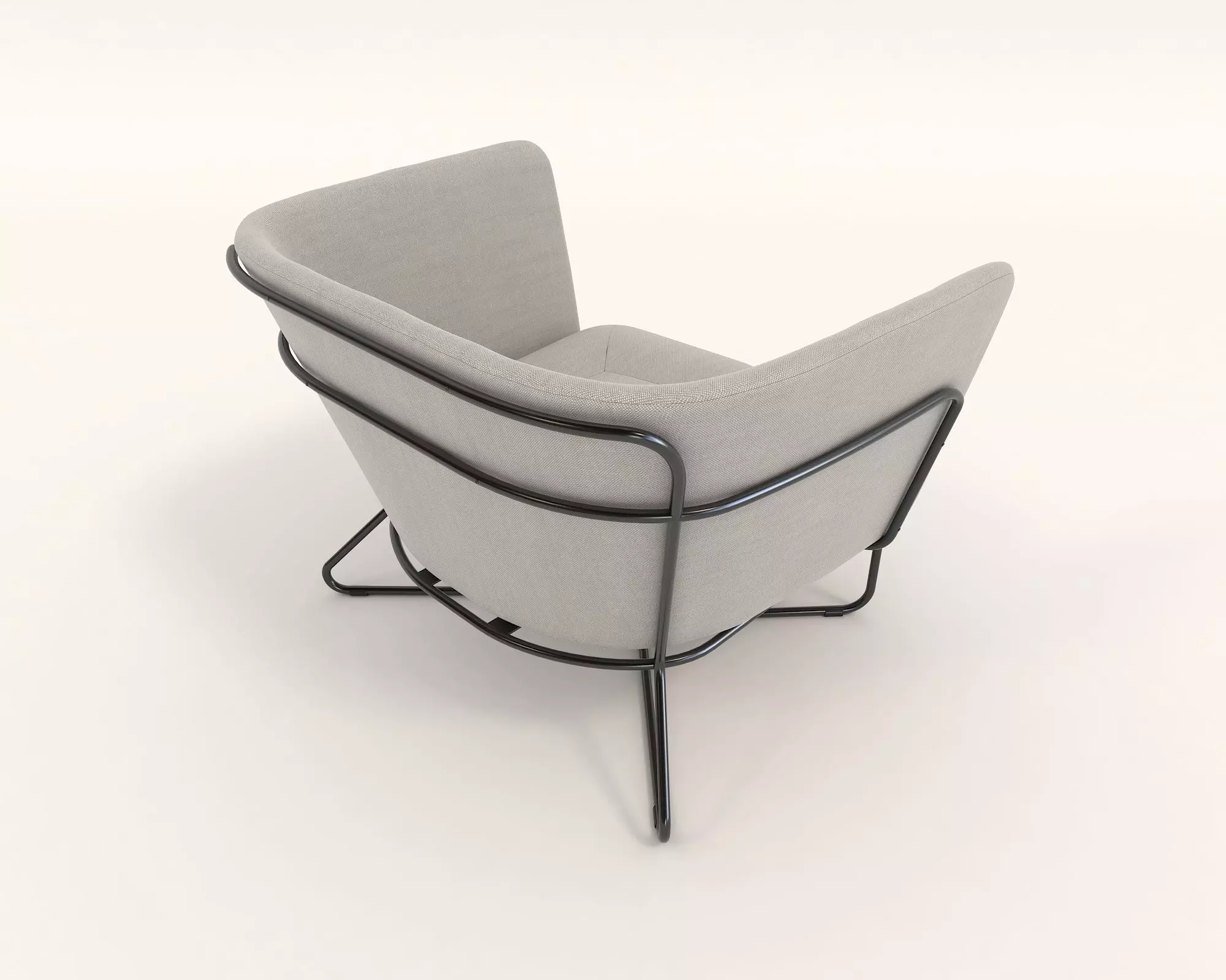 Modern Coffee Table and Armchair Set 16 3D model_8