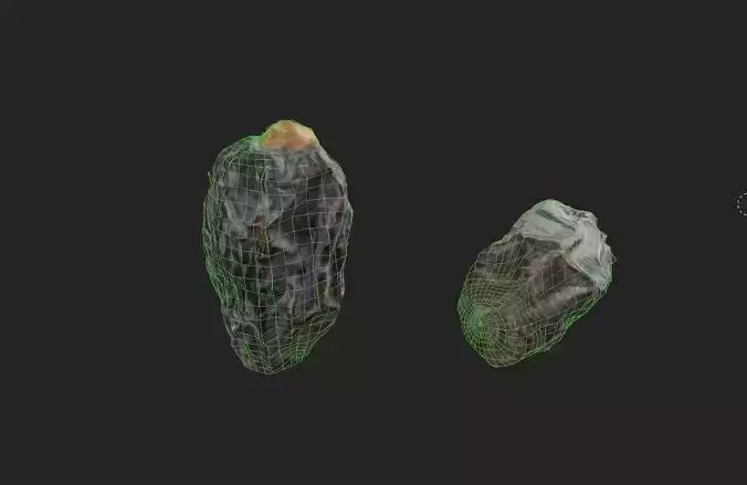 Date  M02 Low-poly 3D model 2