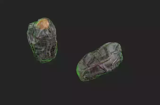 Date  M02 Low-poly 3D model 7