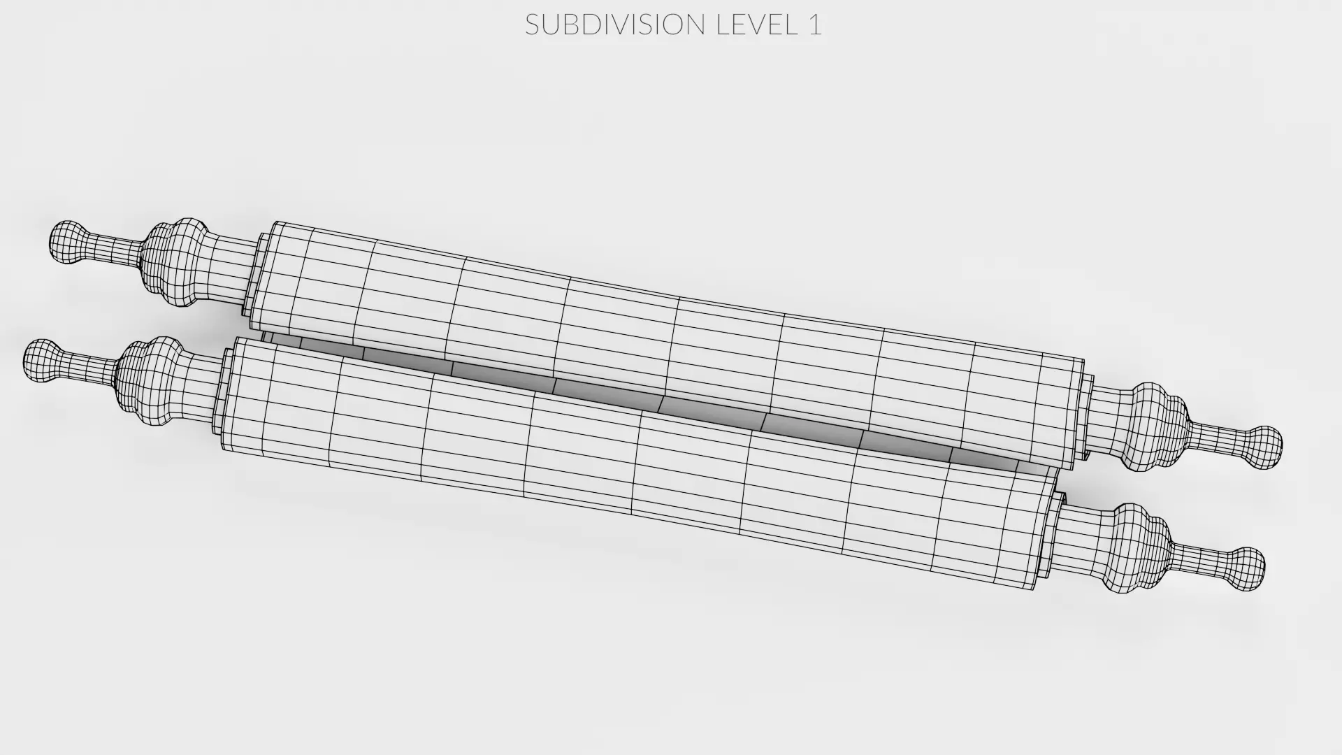 Scroll V4 - Medieval Paper Roll Prop Low-poly 3D model_10