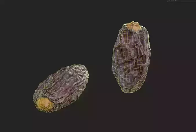 Date  M03 Low-poly 3D model 2