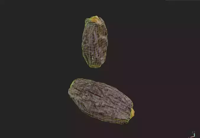 Date  M03 Low-poly 3D model 7
