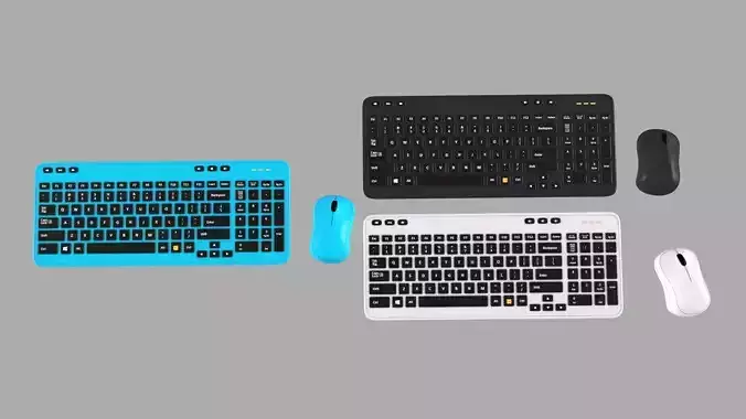 Computer Keyboard and Mouse 