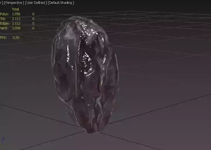 Date  M06 Low-poly 3D model 3