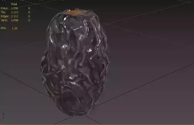 Date  M07 Low-poly 3D model 3