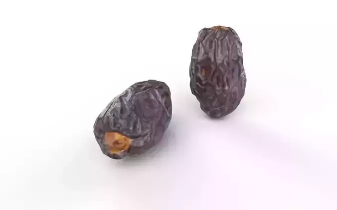 Date  M07 Low-poly 3D model 6