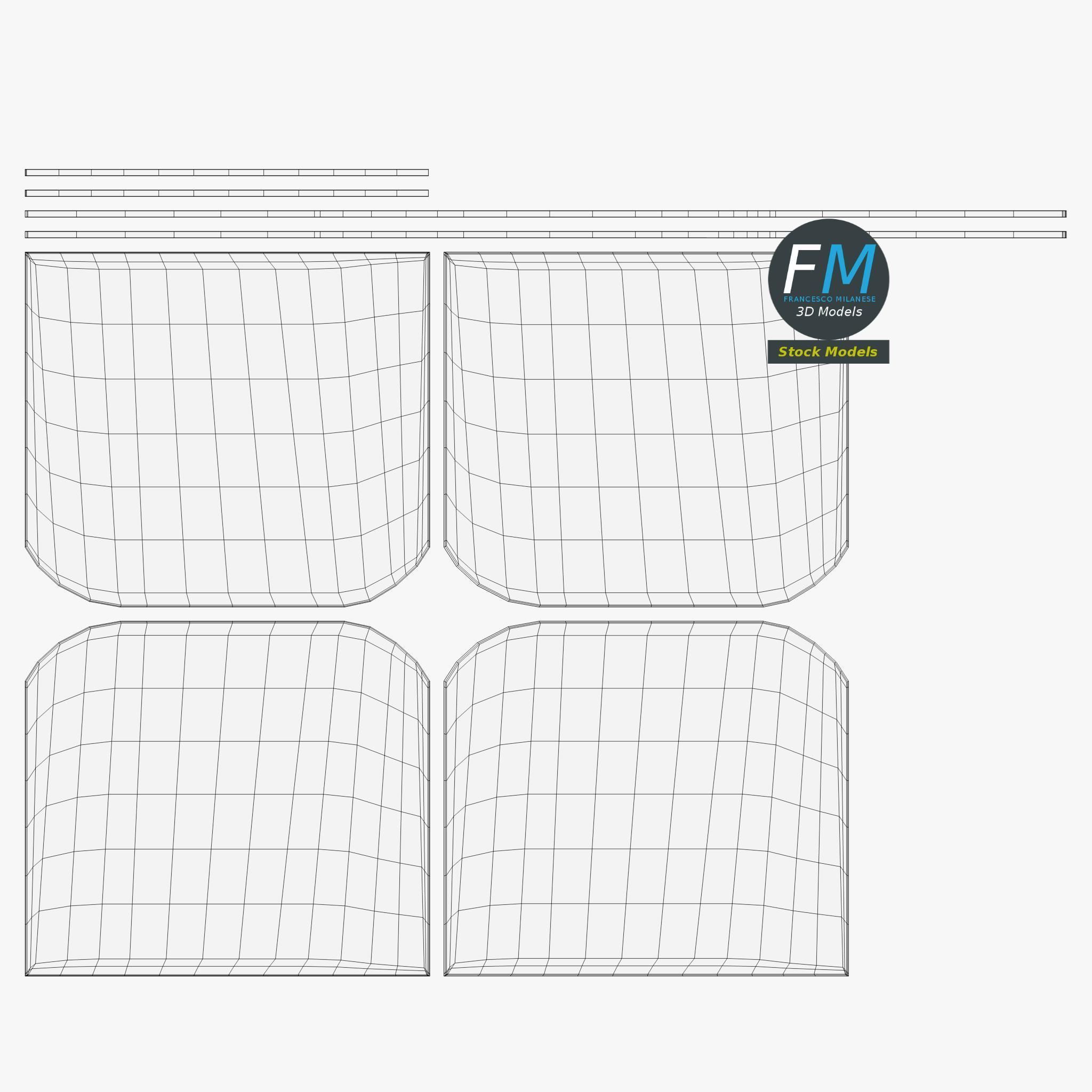 VHS videotape cassette 3D model_13