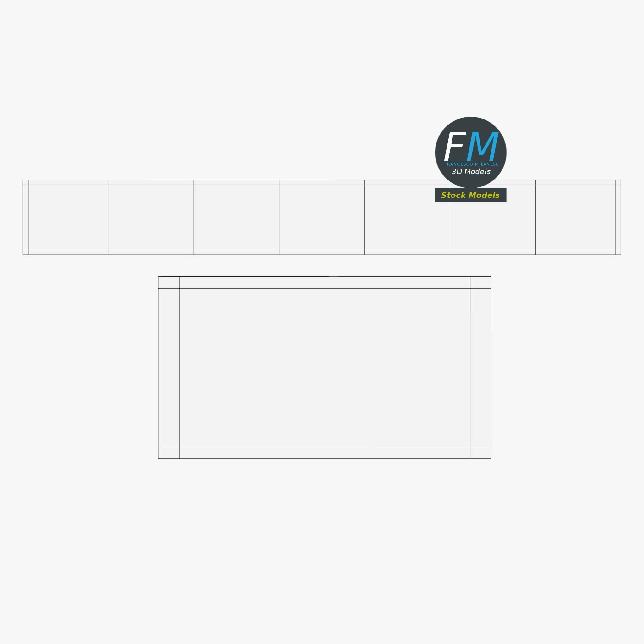 VHS videotape cassette 3D model_12