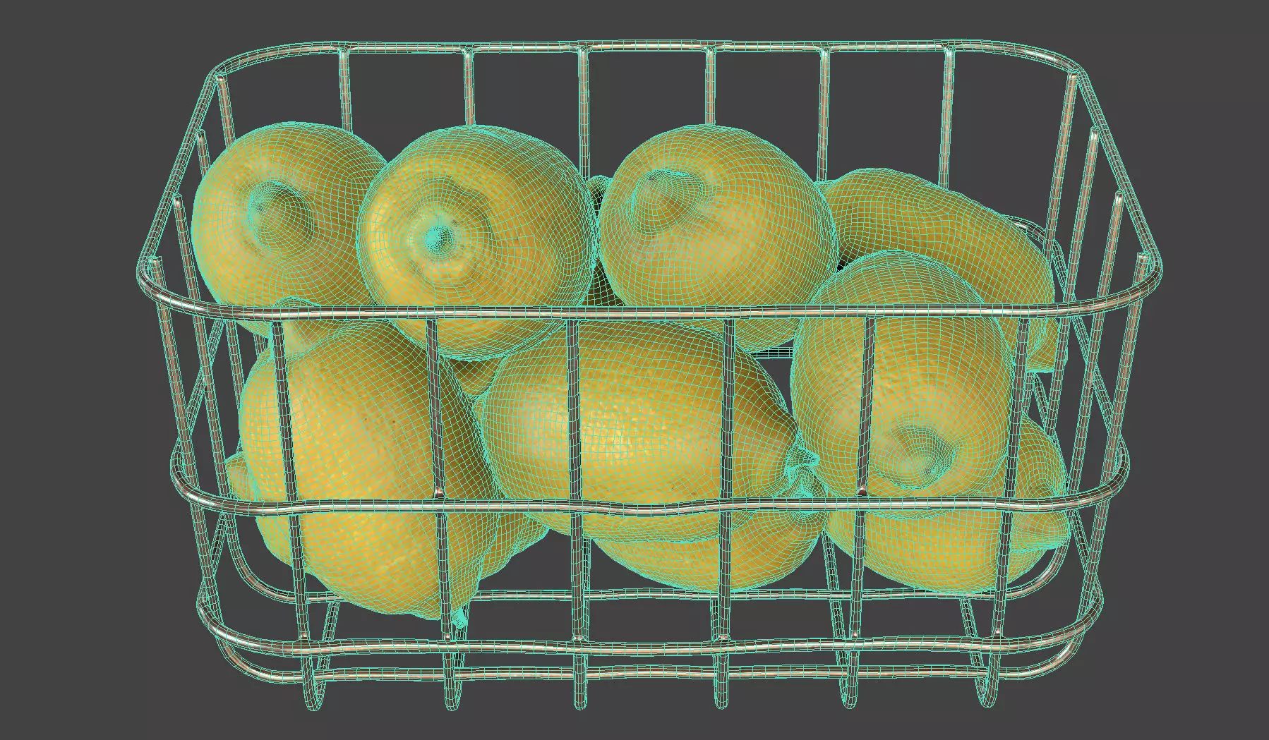 Wire Basket 3D model_5