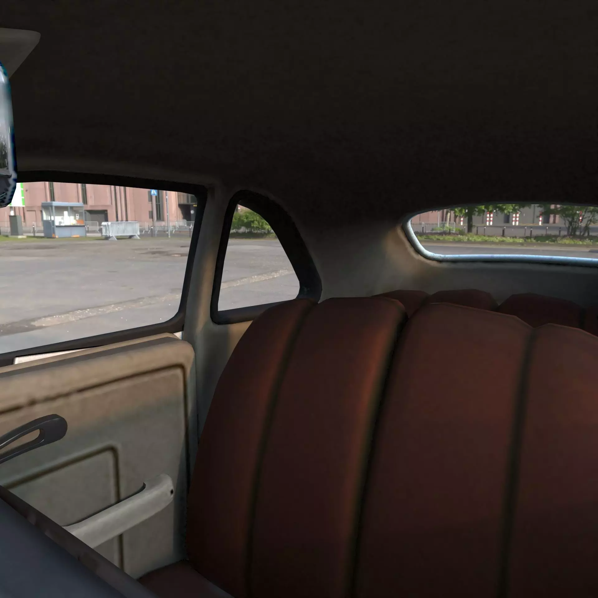 Vintage Classic Car Lowpoly PBR 3D Model Low-poly 3D model_10